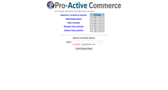 Desktop Screenshot of domains.pro-activewebsites.com