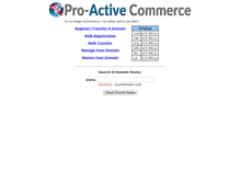Tablet Screenshot of domains.pro-activewebsites.com